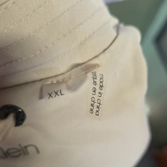 Calvin Klein Beige Trench Coat Size XXL - Picture 8 of 9